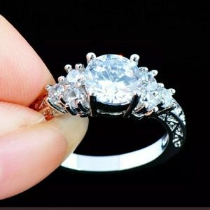 Gorgeous White Sapphire Ring